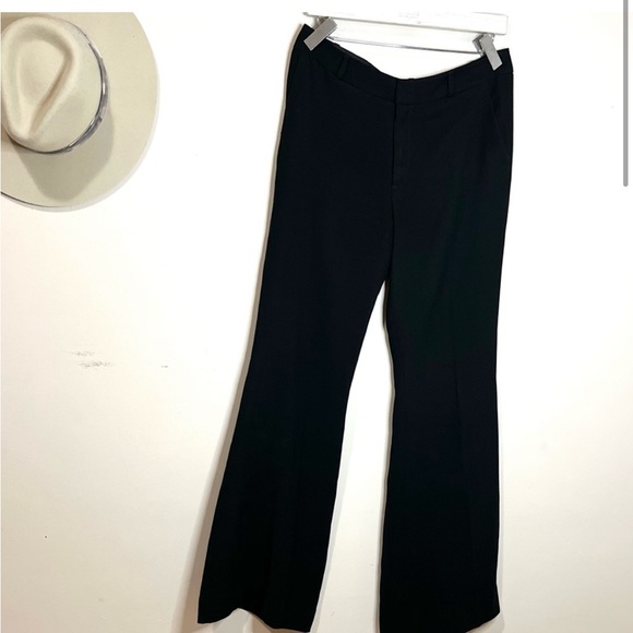 & Other Stories Black Flare Trousers - Picture 1 of 4